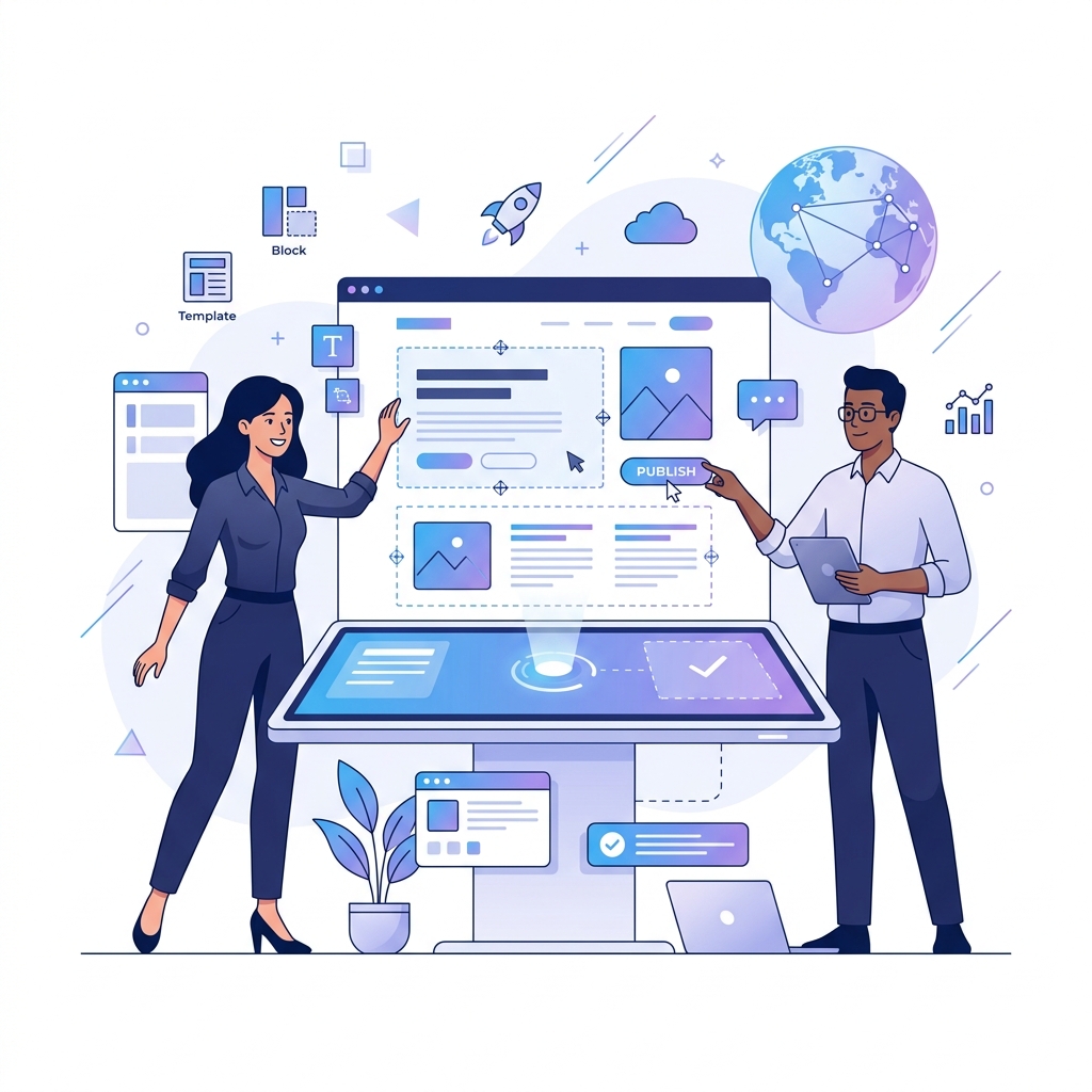 Hero landing page builder